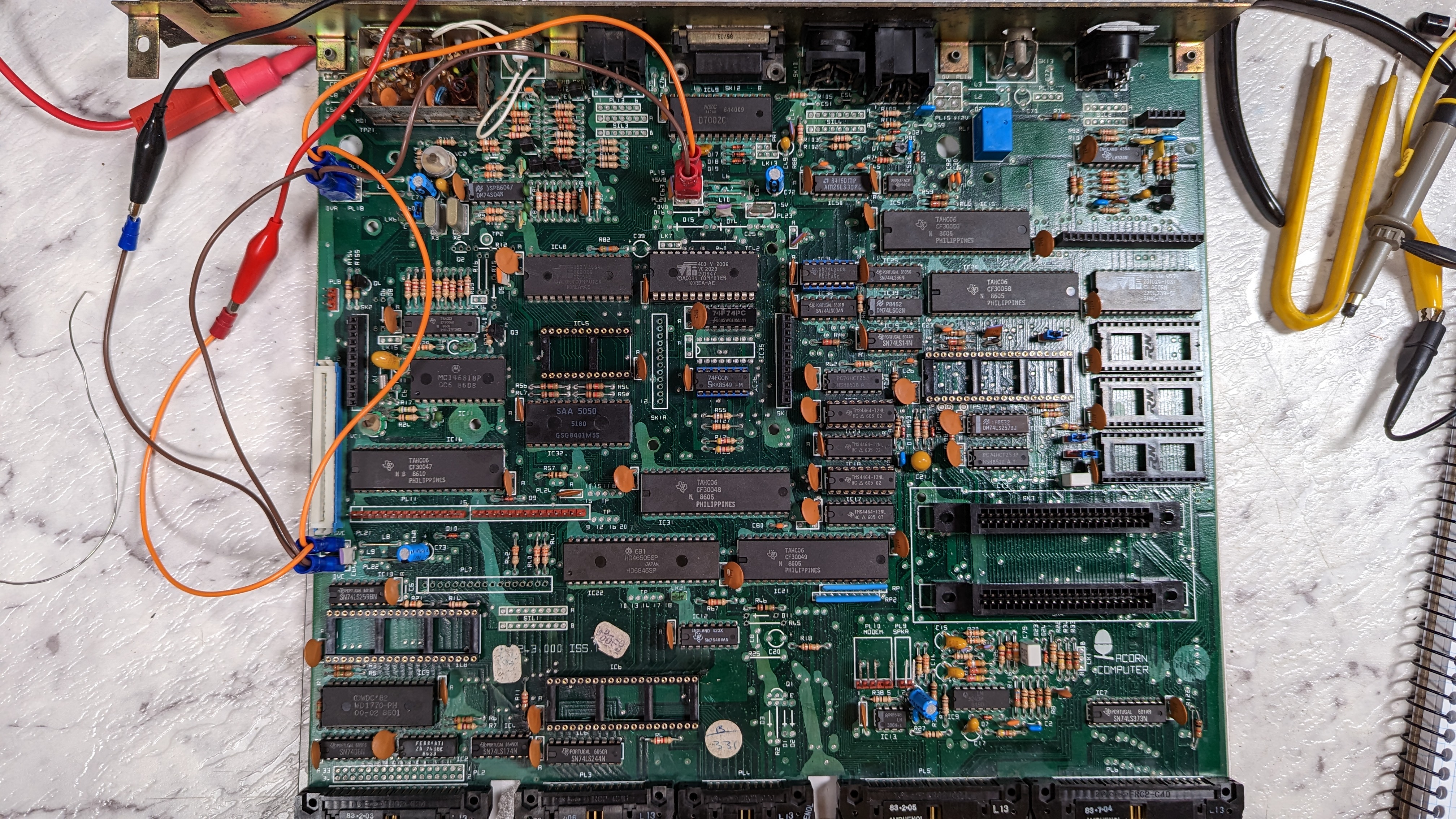 Master 128 motherboard - work in progress